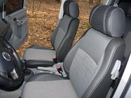 Volkswagen Caddy 2010-2015 гг. Авточехлы (Эко-кожа↗Ткань, Premium) фото 7
