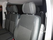 Volkswagen T5 Caravelle 2004-2010 гг. Авточехлы (Эко-кожа и Ткань, Premium) фото 1