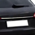 Audi A6 C7 2011-2017 гг. Хромированная накладка над номером (2015-2018, седан, нержавейка) фото 3