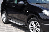 Chery Tiggo 1 2005-2016 гг. Боковые Подножки Тип X5 (2 шт., Алюминиевый Профиль) фото 1