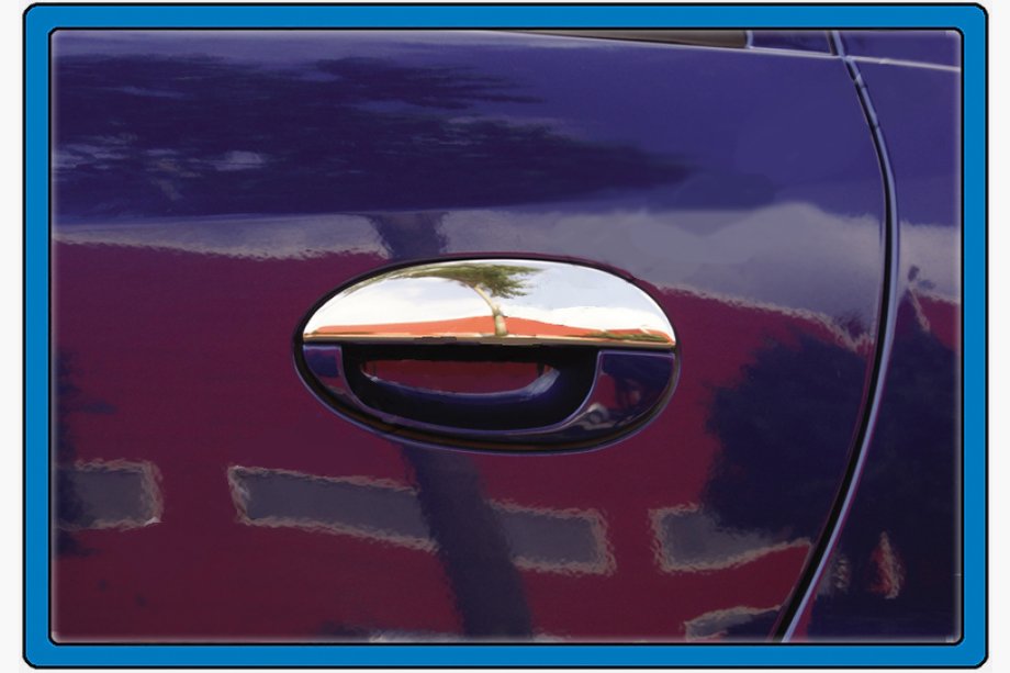 Chery Kimo 2007-2015 гг. Накладки на дверные ручки (4 шт., нержавейка) Image