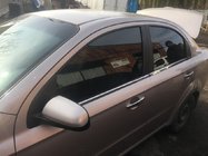 Chevrolet Aveo T250 2005-2011 гг. Нижние молдинги окон нержавейка (4 шт.) Хэтчбек фото 4
