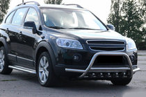 Chevrolet Captiva 2006-2019 гг. Передняя Дуга WT003-Plus (Нержавейка) фото 3