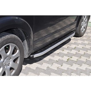 Боковые Подножки Fullmond (2 шт., Алюминий) Chrysler Voyager 2001-2007 гг. фото 3