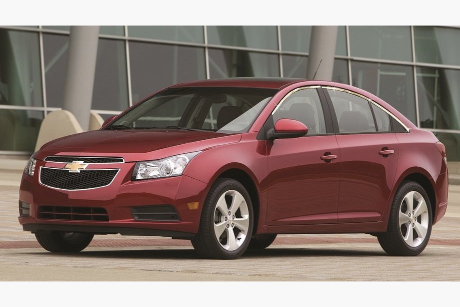 Chevrolet Cruze 2009–2015 гг. Верхняя окантовка стекла V1 (для версии Sedan, нержавейка) Image