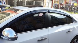 Chevrolet Cruze 2009–2015 гг. Молдинги Окон Нержавейка Седан, OmsaLine - Итальянская Нержавейка фото 2