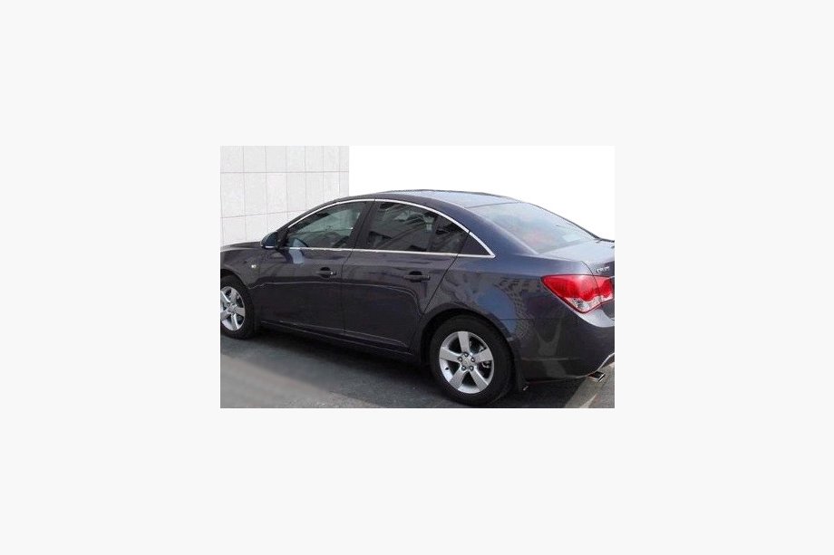 Chevrolet Cruze 2009–2015 гг. Полный комплект окантовки окон (для версии Sedan, нержавейка) Image