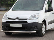 Citroen Berlingo 2008-2018 гг. Передняя защита ST008 (нержавейка) 51 мм фото 1