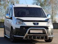 Citroen Berlingo 2008-2018 гг. Кенгурятник WT003-Plus (нержавейка) 60 мм фото 1