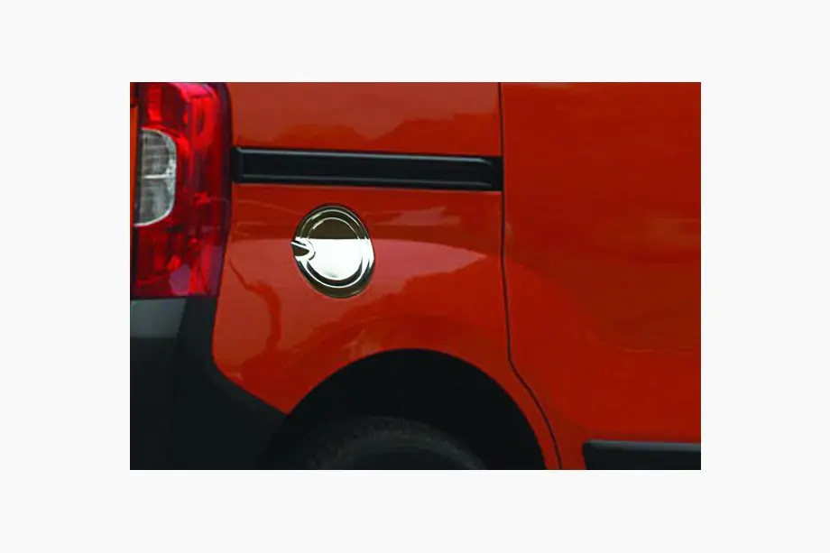 Fiat Fiorino/Qubo 2008-2024 гг. Хромированная накладка на лючок бензобака (нерж. сталь) Image