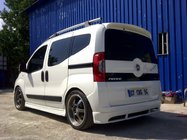 Citroen Nemo 2007-2017 гг. Накладка на задний бампер Emotion (грунт под покраску) фото 3