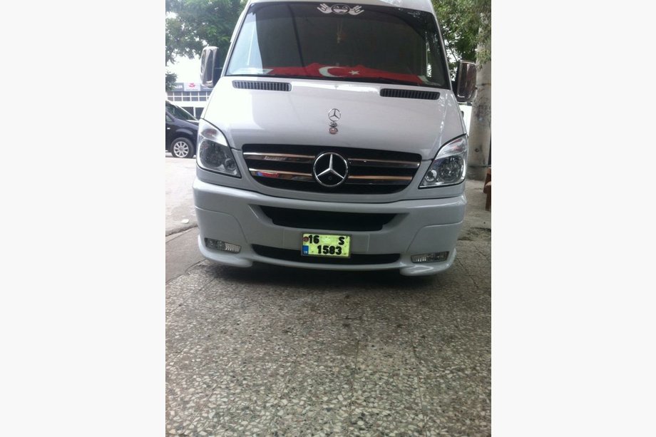 Mercedes Sprinter W906 2006–2018 гг. Накладка на передний бампер ERA (2006-2013) Фото 8