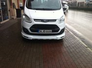 Ford Custom 2013-2022 гг. Накладка на передний бампер (2013-2017, грунтованная под покраску) фото 2