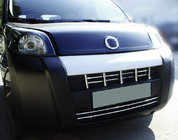 Citroen Nemo 2007-2017 гг. Накладка на решетку радиатора (15 шт., нерж. сталь) фото 1