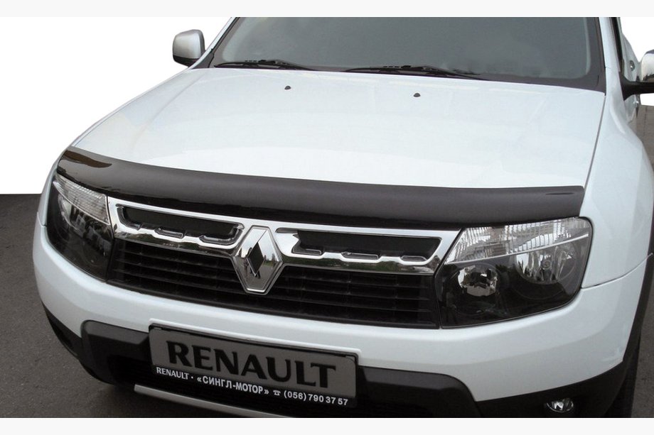 Renault Duster 2008–2017 гг. Дефлектор капота (FLY) Image