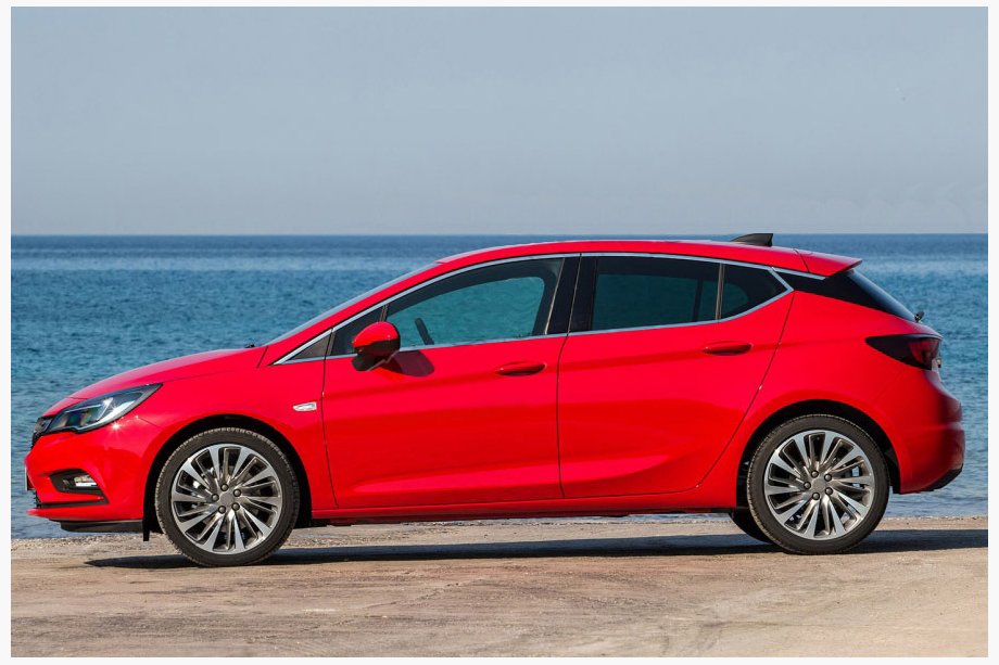 Opel Astra K 2016-2021 гг. Окантовка окон Нержавейка Image