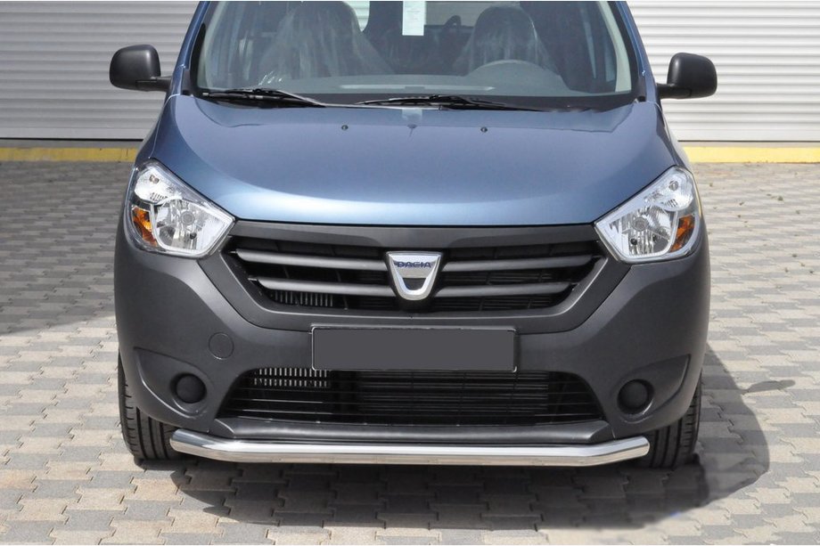 Renault Dokker 2013-2022 гг. Передняя защита ST008 (нержавейка) Image