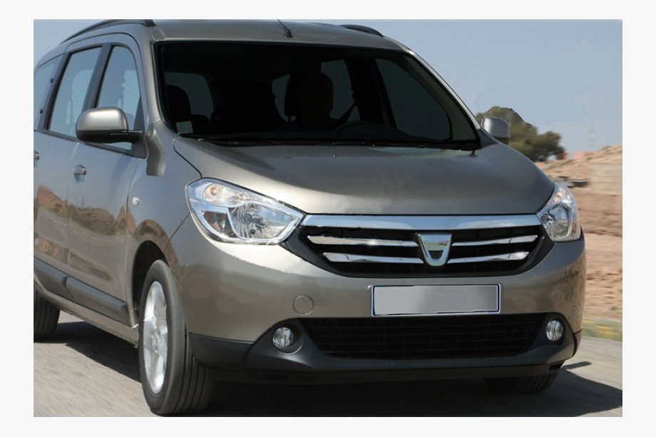 Renault Lodgy 2013-2022 гг. Накладки на решетку радиатора (4 шт, нержавейка) Image