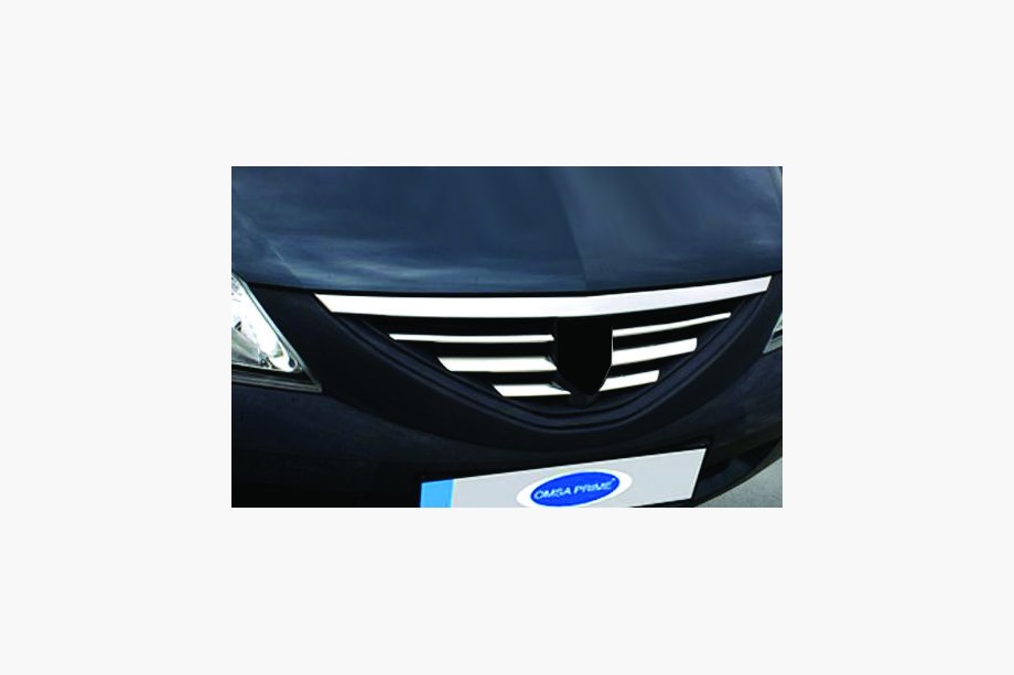 Dacia Logan MCV 2004-2014 гг. Накладки на переднюю решетку из нержавеющей стали Image