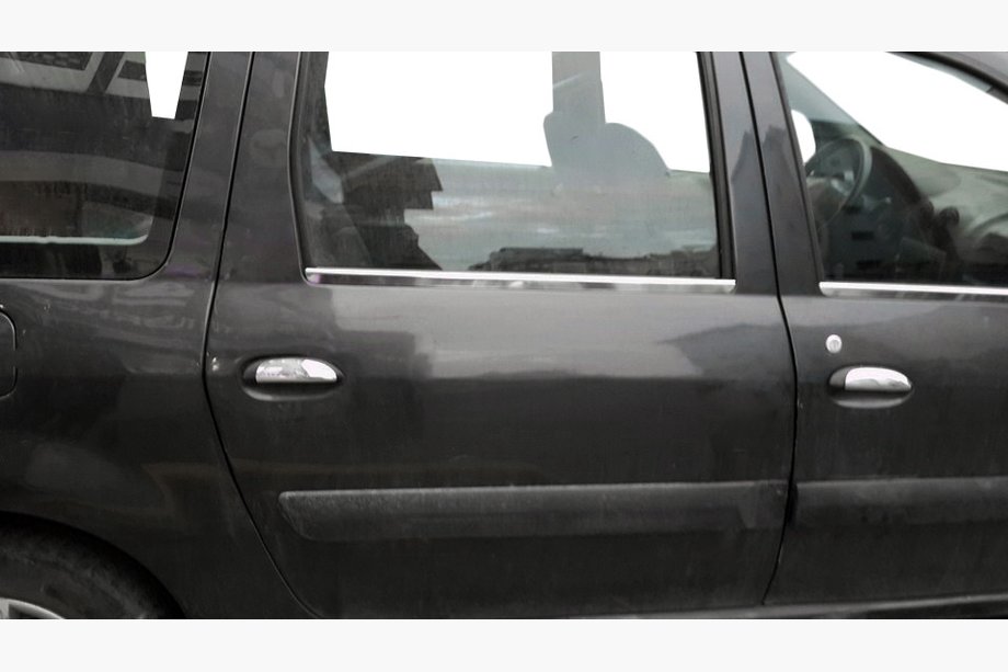 Dacia Logan MCV 2004-2014 гг. Хромированные Накладки на Ручки (4 шт., Нержавейка) Carmos - Турецкая Нержавеющая Сталь Image