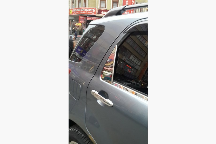 Daihatsu Terios 2006-2017 гг. Накладка на ветровик (2 шт, нержавейка) Фото 6