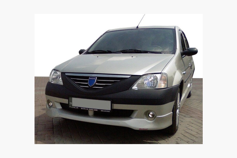 Renault Logan I 2005-2008 гг. Передний бампер (накладка, грунт под покраску) Image