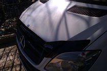 Mercedes Sprinter W906 2006–2018 гг. Дефлектор капота 2006-2012 (VIP) фото 3