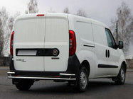 Opel Combo 2012-2018 гг. Задняя дуга AK005/2-Двойная (нерж. сталь) фото 4