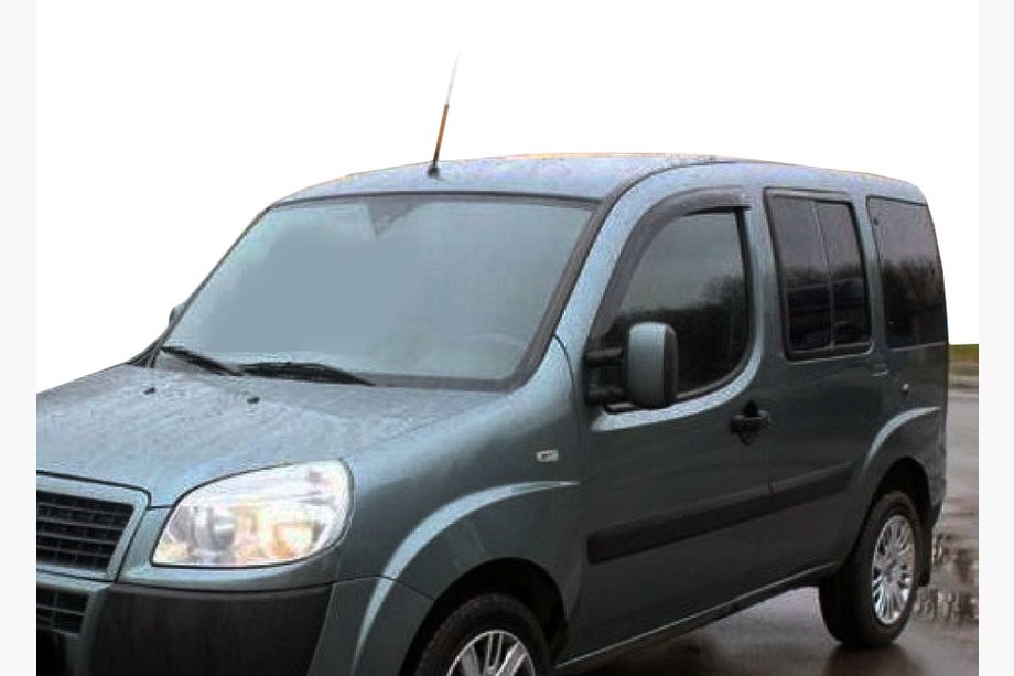 Fiat Doblo I 2001-2005 гг. Ветровики на окна (2 шт, Cobra) Image