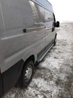 Peugeot Boxer 2006-2025 гг. Боковые Подножки Allmond Grey (2 шт., Алюминий) фото 11