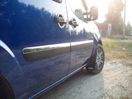 Fiat Doblo I 2005-2010 гг. Дверные Молдинги Узкая Модель (4 шт, Нержавейка) OmsaLine - Итальянская Нержавейка фото 2