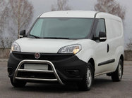 Fiat Doblo II 2010-2022 гг. Защита переднего бампера WT022 (нержавейка) фото 1