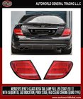 Mercedes C-class W204 2007-2015 гг. Задние фонари LED (2007-2011, 2 шт) фото 1