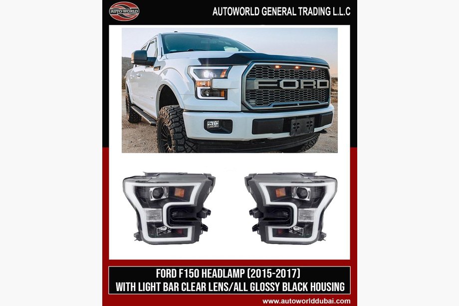Ford F-150 2014-2021 гг. Передние фары (2 шт, LED) Image