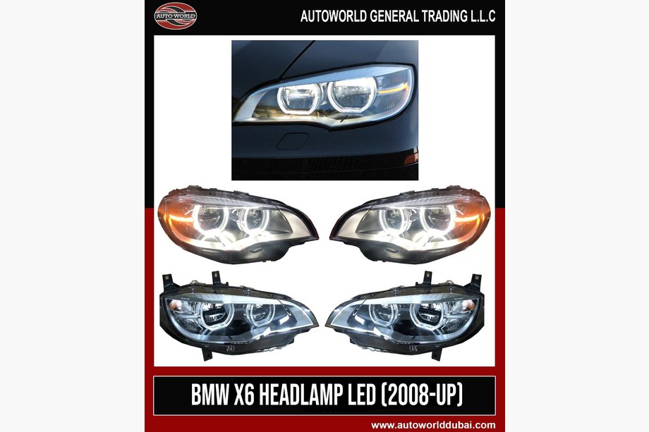 BMW X6 E71 2008–2014 гг. Передние фары (2 шт, LED) Image