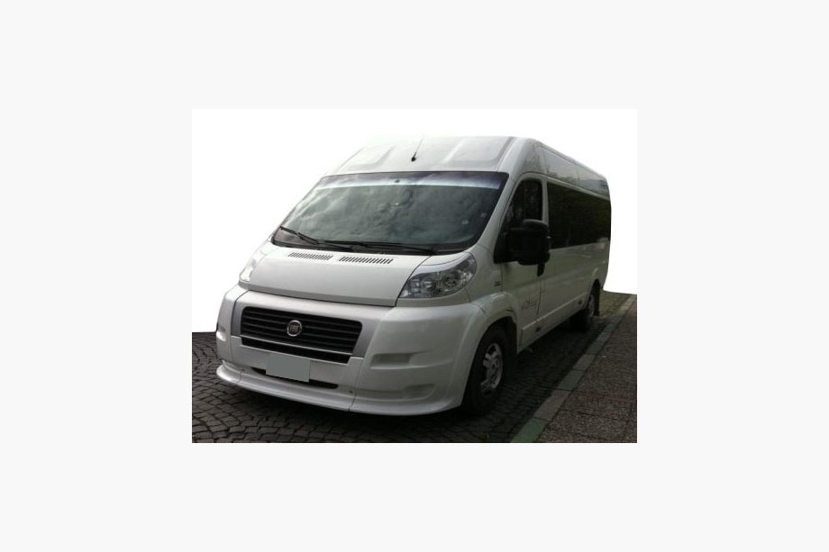 Fiat Ducato 2006-2025 гг. Передняя накладка 2006-2014 (3 части, грунтованная под покраску) Image