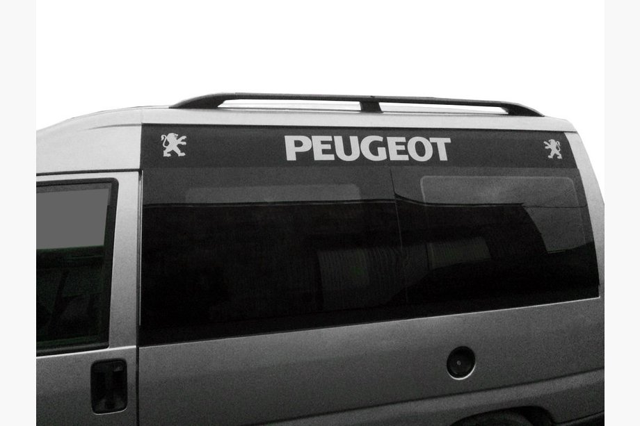 Citroen Jumpy 1996-2007 гг. Черные рейлинги Image