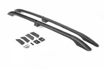 Renault Scenic/Grand 2003-2009 гг. Черные Рейлинги (2 шт) Длинная База (Grande) фото 2