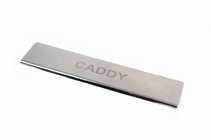 Volkswagen Caddy 2004-2010 гг. Уценка !!! Накладка на порог сдвижной двери (нерж сталь) фото 1