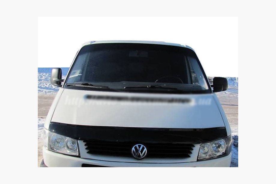 Volkswagen T4 Caravelle/Multivan 1990–2003 гг. Дефлектор капота FLY (косые фары) Image