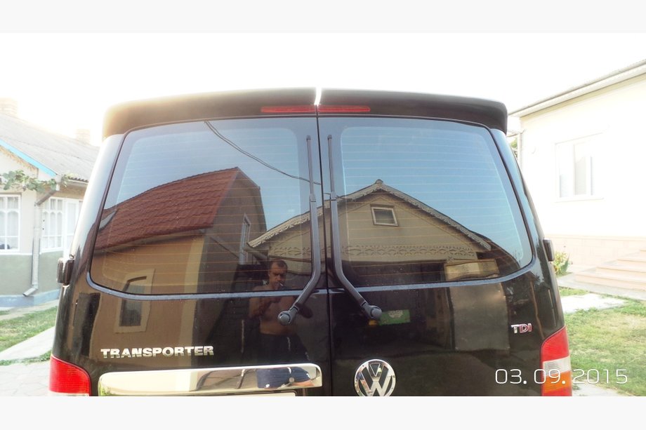 Volkswagen T5 Multivan 2003–2010 гг. Спойлер на распашную дверь Anatomik (грунтованный под покраску) Фото 3