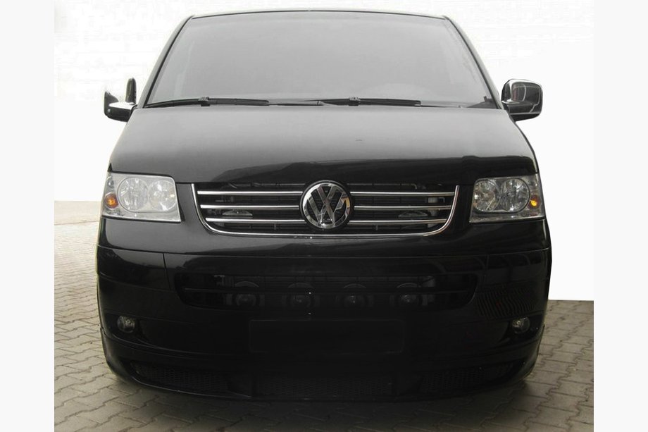 Volkswagen T5 Caravelle 2004-2010 гг. Передняя нижняя LED накладка (под покраску) Фото 2