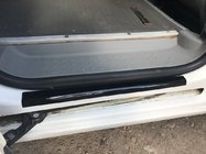 Volkswagen Caddy 2004-2010 гг. Накладки на дверные пороги (DDU, ABS-пластик) 3 шт, Матовый фото 4