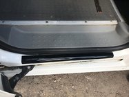 Volkswagen Caddy 2004-2010 гг. Накладки на дверные пороги (DDU, ABS-пластик) 3 шт, Матовый фото 3