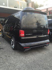 Volkswagen T5 Multivan 2003–2010 гг. Накладка на задний бампер Sport 2 (грунтованная под покраску) фото 4