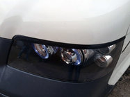 Volkswagen T5 Multivan 2003–2010 гг. Реснички на фары (2 шт., пластик, черные) Черный Матовый фото 1