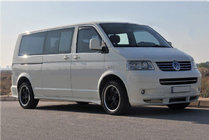 Volkswagen T5 Transporter 2003-2010 гг. Полный комплект хромированных окантовок окон нержавейка (14 частей) 2 Боковые Двери, Длинная База фото 6