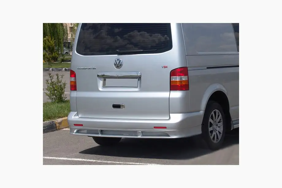 Volkswagen T5 Caravelle 2004-2010 гг. Задняя нижняя накладка ABT (грунт под покраску) Image