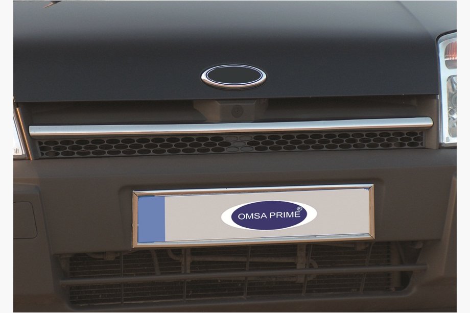 Ford Connect 2002–2006 гг. Распродажа !!! Накладка на решетку радиатора (1 шт, нерж. сталь) Image