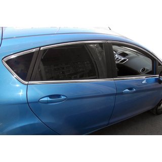 Верхние Молдинги Окон Нержавеющая Сталь (8 шт) Ford Fiesta 2008-2017 гг. фото 1